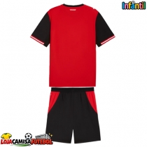 Camisa de Futebol Áustria Equipamento Principal Infantil Mundo 2026 Manga Curta (+ Calças curtas)
